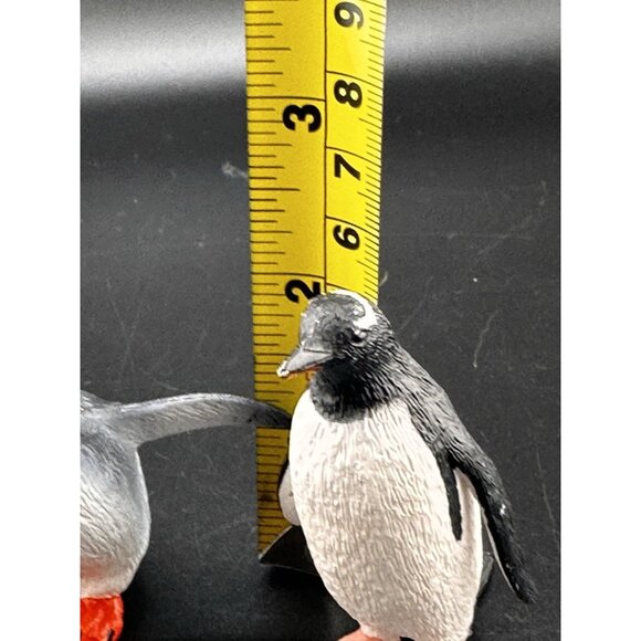 Safari Ltd Penguin Rockhopper Animal Zoo Figures Lot Of 3 Vtg 1990s Realistic - Picture 7 of 16
